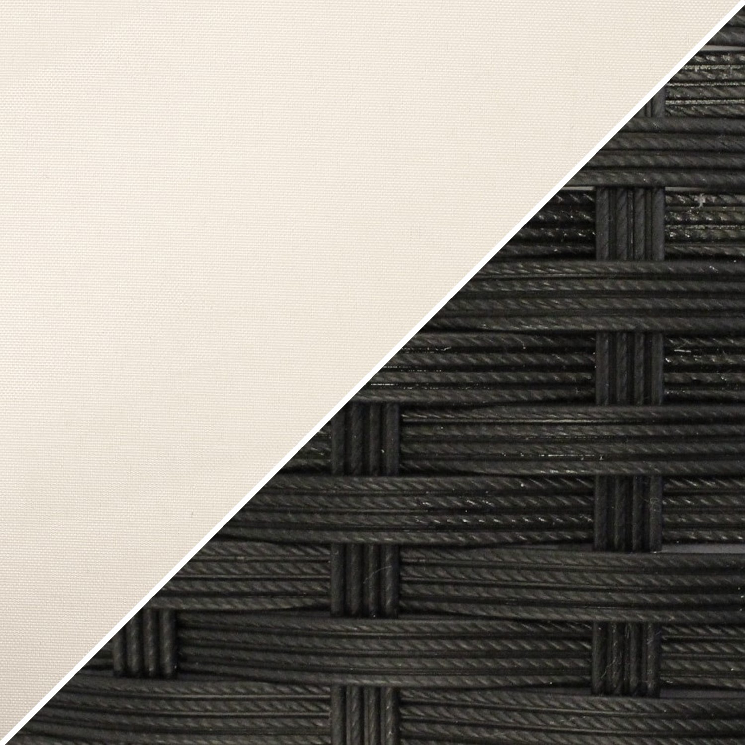 Black Rattan Cube Garden Dining Set 4 Seater Parasol Included Fortrose Furniture123