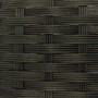 GRADE A1 - Black Rattan 5 Piece Storeaway Garden Dining Set