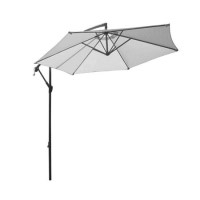 Large 3x3m Grey Cantilever Garden Parasol