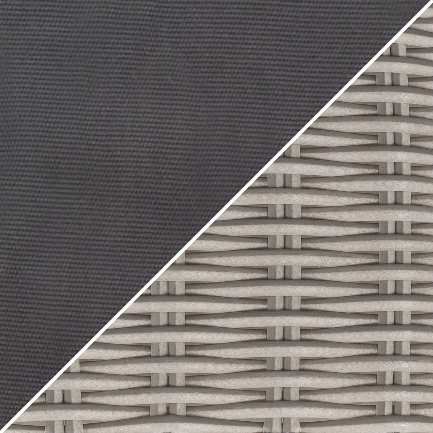 Grey Rattan Garden Corner Sofa and Table Set - Aspen - Furniture123