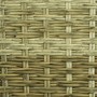 GRADE A1 - Rattan Garden Recliner Corner Sofa with Cushions & Table