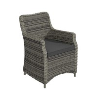 2 Grey Rattan Outdoor Chairs