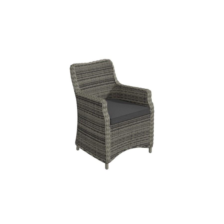 2 Grey Rattan Outdoor Chairs