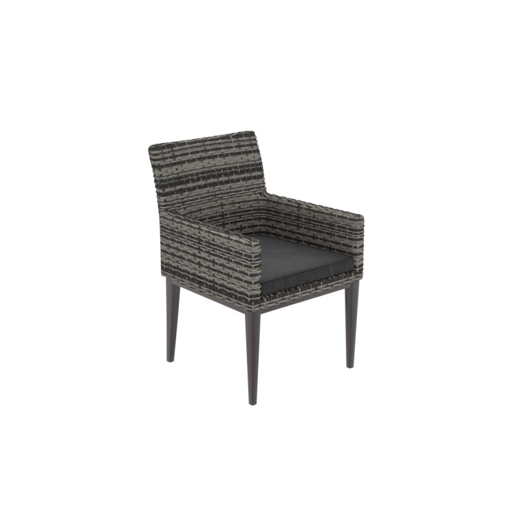 2 Dark Grey Outdoor Chairs