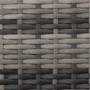 Rattan Sun Loungers with Side Table in Grey - Garden Furniture