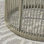 2 Seater Garden  Woven Rope Effect Bistro Set - Natural - Como