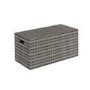 Outdoor Grey Rattan Storage Box with Gas Lift - 125cm x 60cm - Fortrose