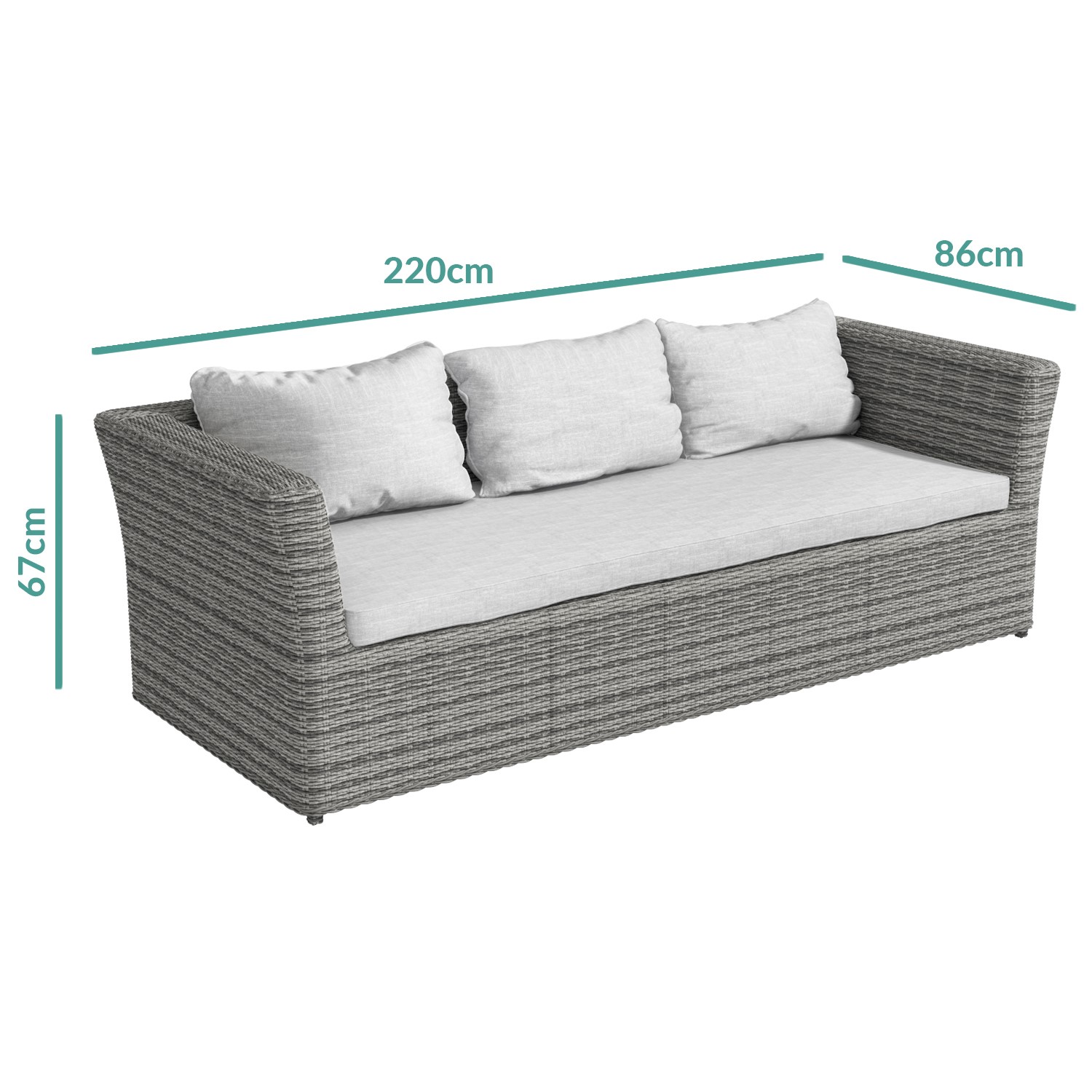 grey outdoor sofa