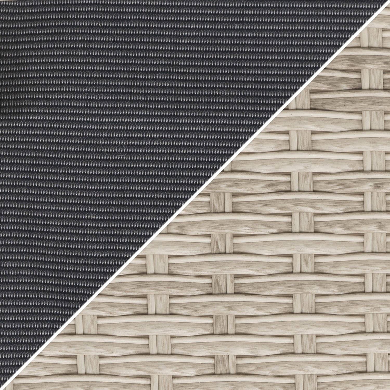 Grey Rattan Reclining Garden Sofa Set - Aspen - Furniture123