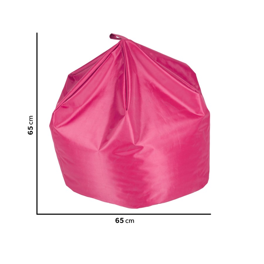 Pink Outdoor Water Resistant Bean Bag - Como