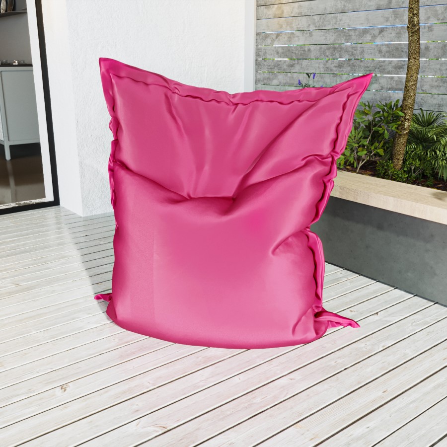 Pink Outdoor Water Resistant Bean Bag Lounger - Como