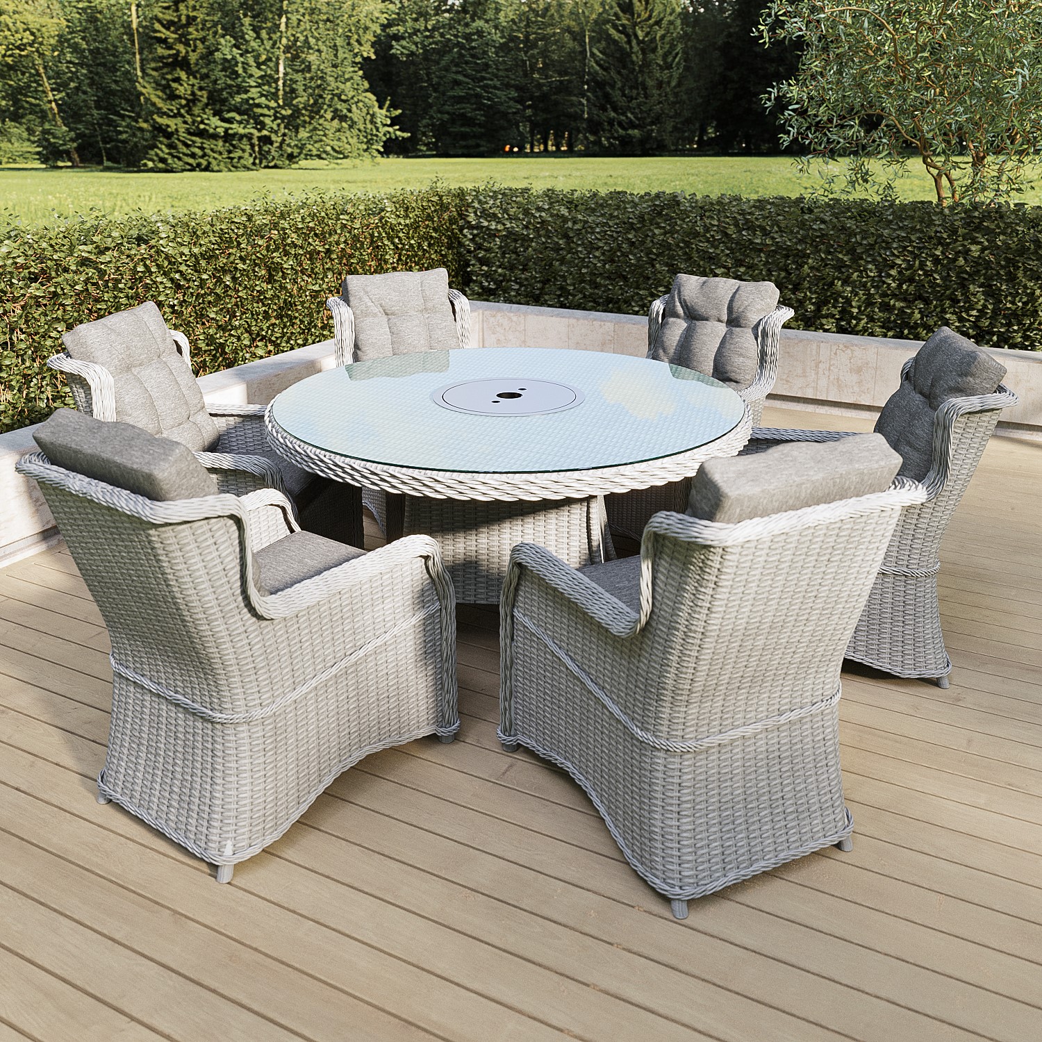 Garden Dining Sets Round Grey Rattan Garden Furniture Coffee Table
