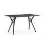 4 Seater Plastic Dining Set with Marble Effect Top - Como