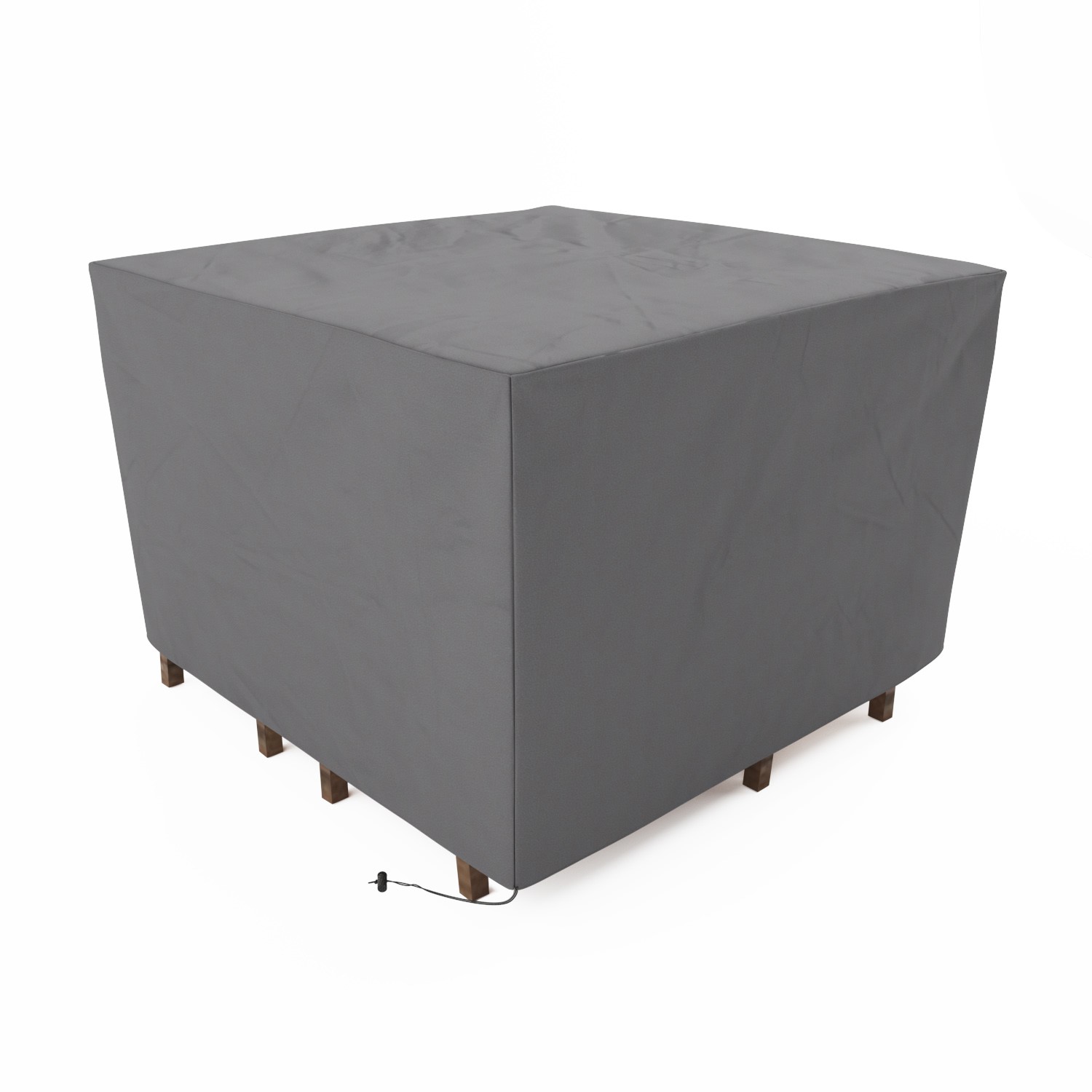 Small Square Water Resistant Garden Furniture Cover with Drawstring ...