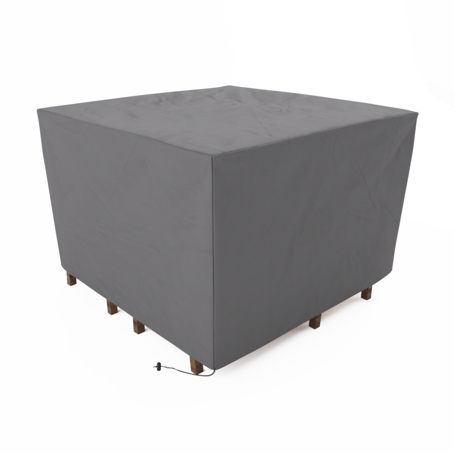 ONLY OPENED - Small Square Water Resistant Garden Furniture Cover with Drawstring -130x130x80cm