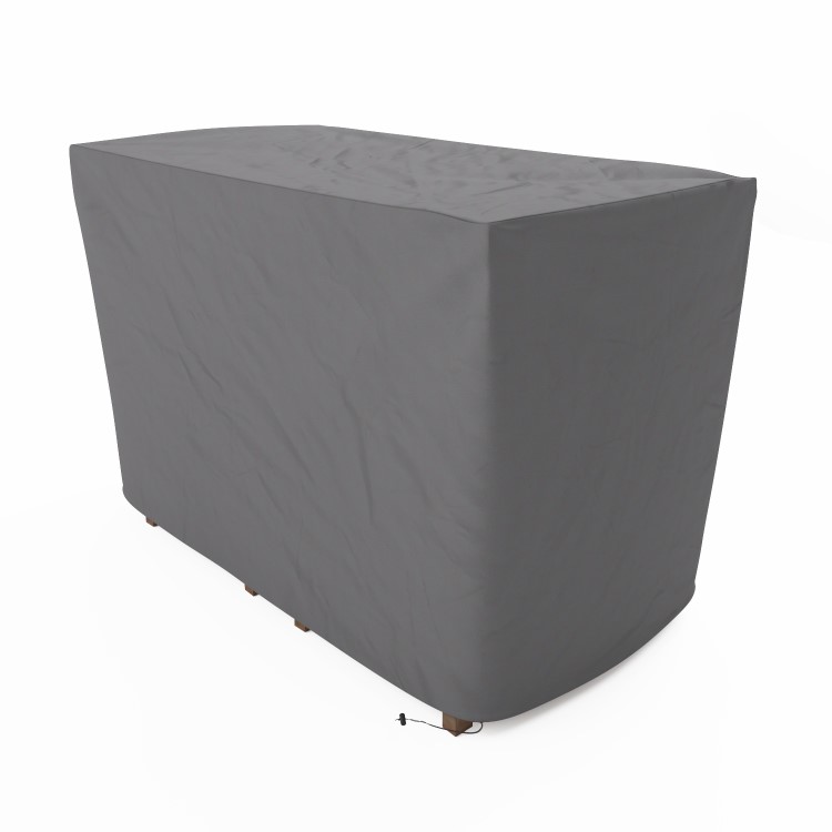 Small Rectangle Water Resistant Garden Furniture Cover with Drawstring -110x200x130cm