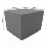 Large Square Water Resistant Garden Furniture Cover with Drawstring -230x230x90cm