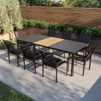 8 Seater Aluminium Extendable Dining Table with Matching Chairs - Aspen