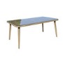 ONLY OPENED - Light Rattan 6 Seater Dining Set with Parasol