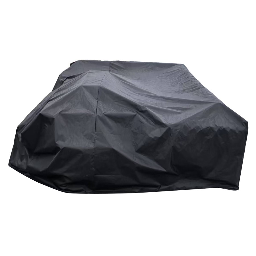 Thick Round Rattan Corner Garden Sofa Set with Fire Pit & Benches