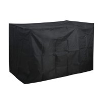 200 x 110 x 130 cm Waterproof Black Garden Furniture Cover