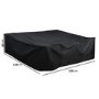 230 x 230 x 90 cm Waterproof Black Outdoor Furniture Cover