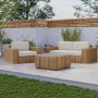 3 Seater Thick Rattan Armchair & Sofa Garden Set
