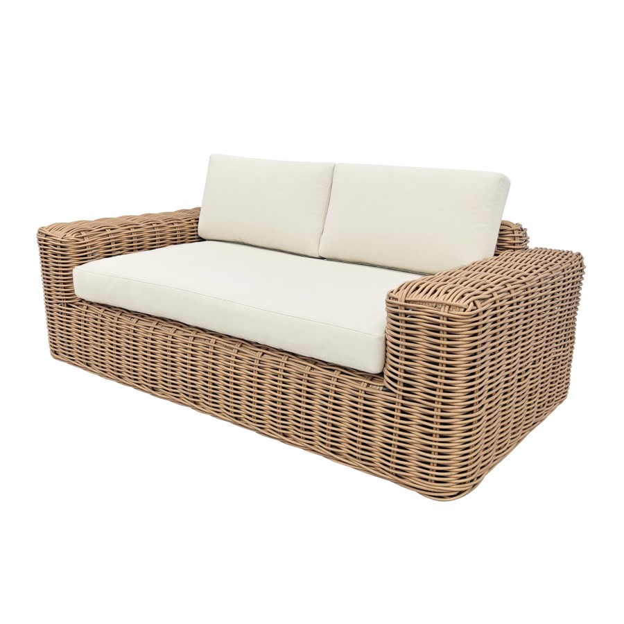 3 Seater Thick Rattan Armchair & Sofa Garden Set