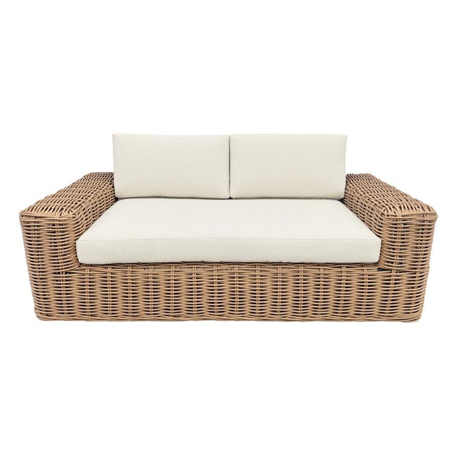 3 Seater Thick Rattan Armchair & Sofa Garden Set