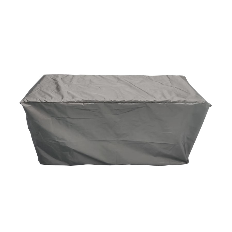 Medium Charcoal Rattan Garden Storage Box - 132.5 x 54.5cm