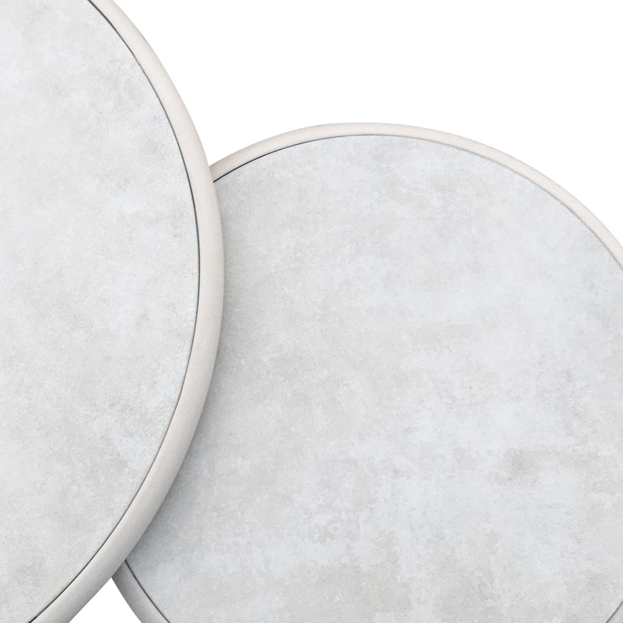 5 Seater Beige Rope Garden Corner Sofa Set with Nesting Tables