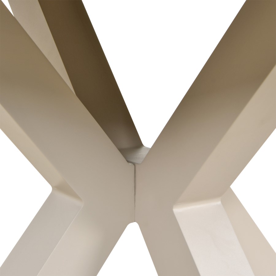 4 Seater Beige Garden Round Rope Dining Set 