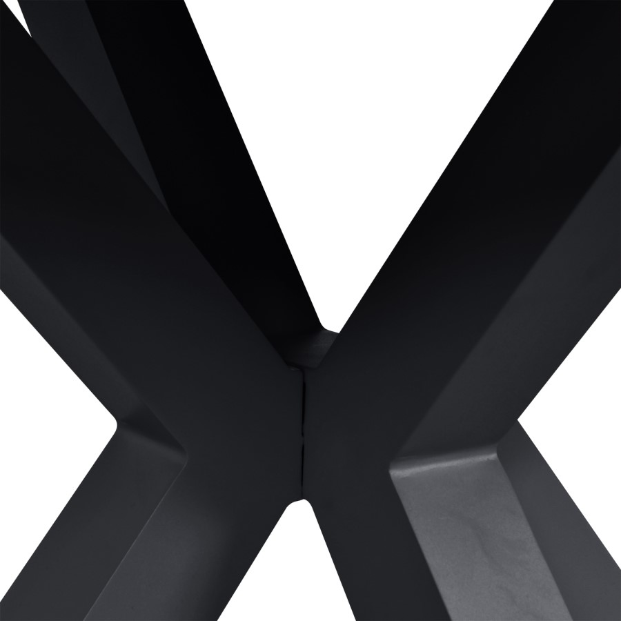 4 Seater Black Garden Round Rope Dining Set