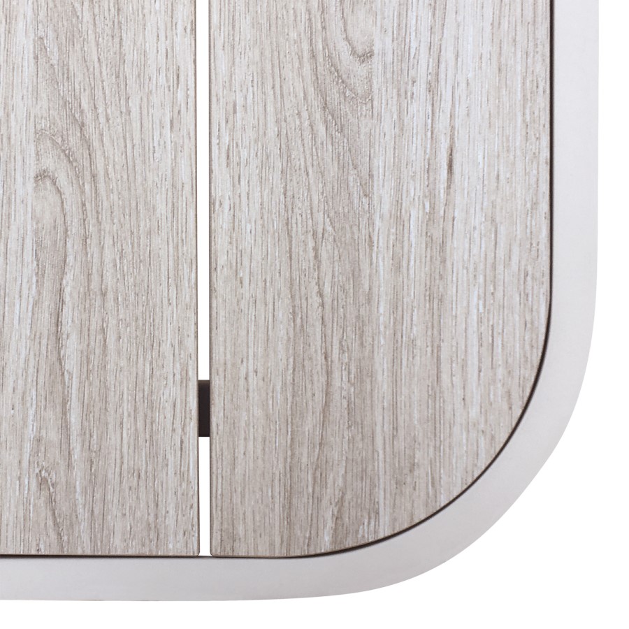 7 Seater Aluminium Corner Garden Dining Set with Height Adjustable Table