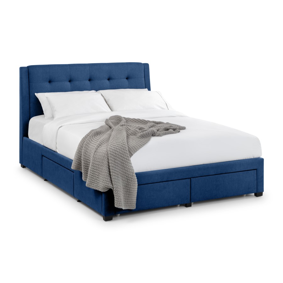Julian Bowen Fullerton Super King 4 Drawer Divan Bed 180cm - Blue
