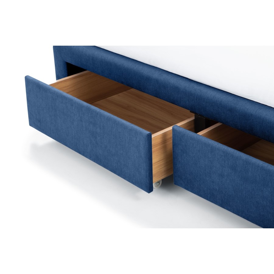 Julian Bowen Fullerton Super King 4 Drawer Divan Bed 180cm - Blue