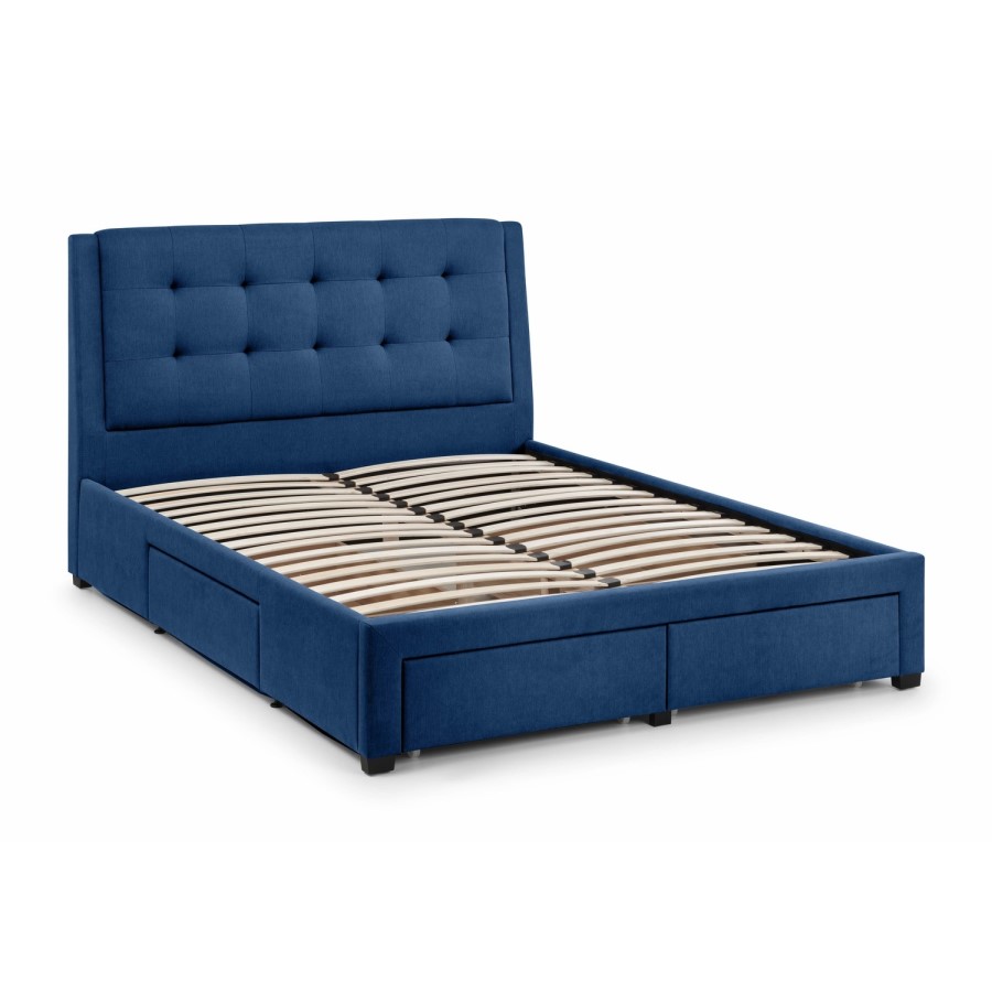 Julian Bowen Fullerton Super King 4 Drawer Divan Bed 180cm - Blue