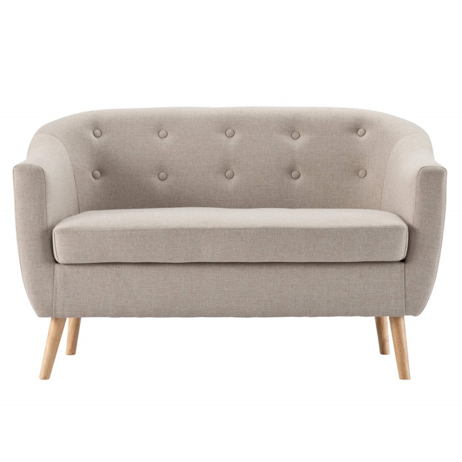 Fulham 2 Seater Sofa in Natural/Beige