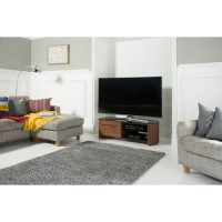 Alphason FW1100CB-W Finewoods TV Stand for up to 50" TVs - Walnut