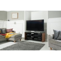 Alphason FW1350-W/B Finewoods TV Stand for up to 60" TVs - Walnut
