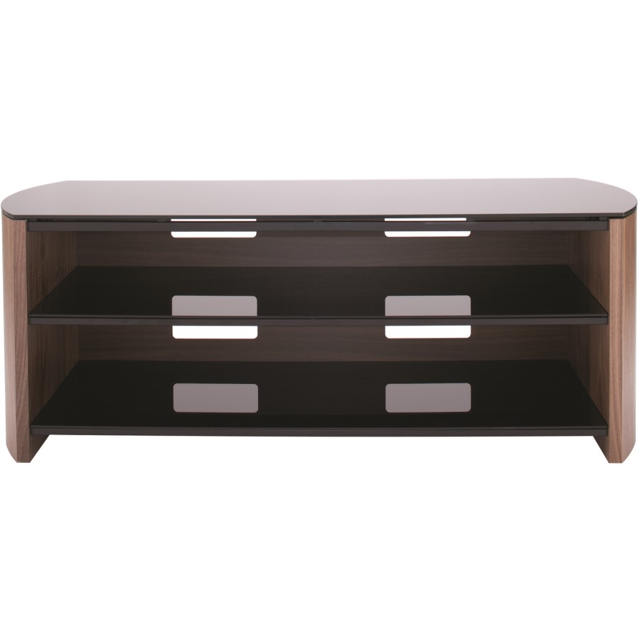 Alphason FW1350-W/B Finewoods TV Stand for up to 60" TVs - Walnut