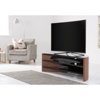 Alphason FW1400C-W Finewoods Corner TV Stand for up to 60" TVs - Walnut