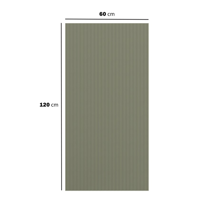 Mini Fluted Paintable Wall Panel - 120cm x 60cm - Delamere