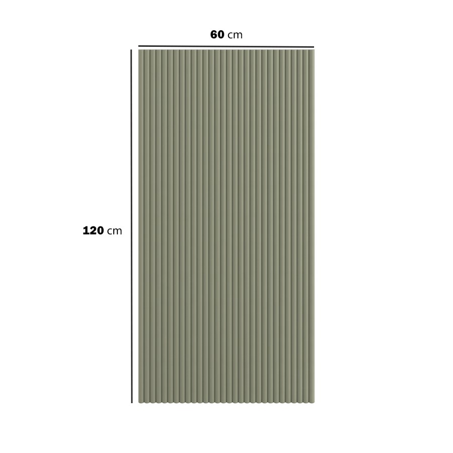Fluted Paintable Wall Panel - 120cm x 60cm - Delamere