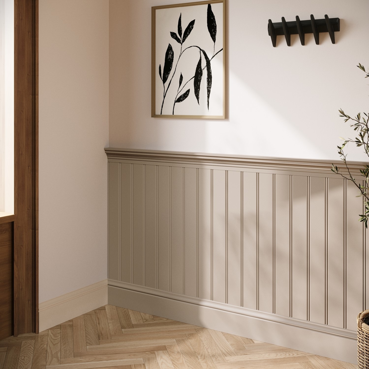Paintable Tongue & Groove Wall Panel 80cm x 60cm