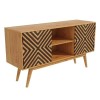 Freya Solid Wood Sideboard with Storage Cupboards - Mid Century Style