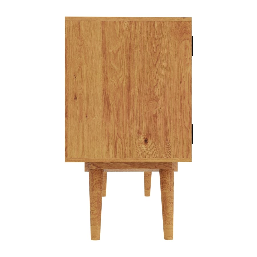Freya Solid Wood Sideboard with Storage Cupboards - Mid Century Style