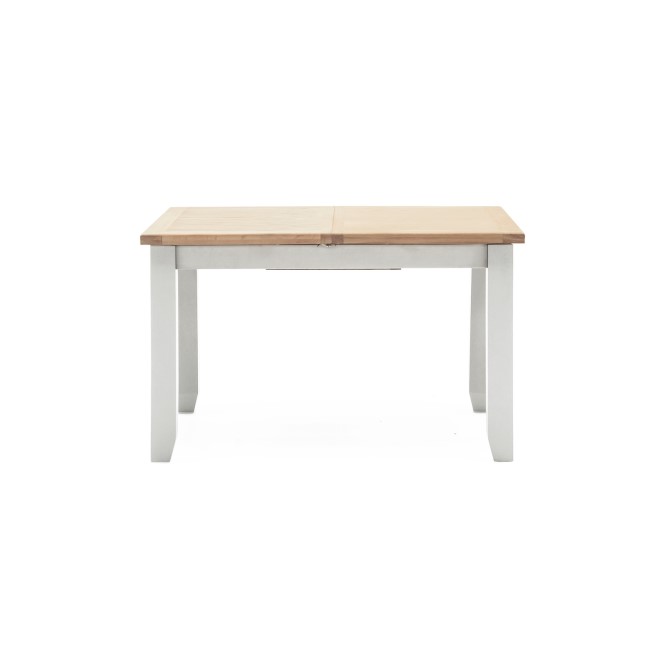 Ferndale Extendable Grey Dining Table in Solid Oak - Two Tone