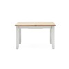 Ferndale Large Grey Extendable Dining Table in Solid Oak - Two Tone
