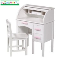 Guidecraft JR Roll-Top Desk in White